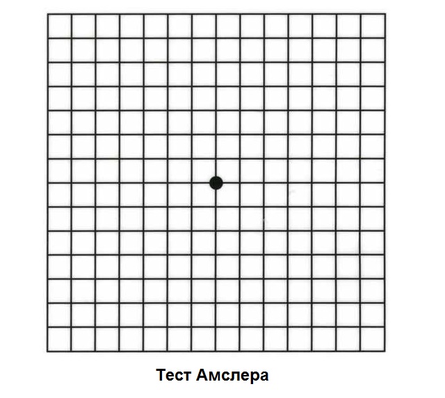 Тест используется для выявления макулодистрофий и проблем восприятия объектов и пространства.